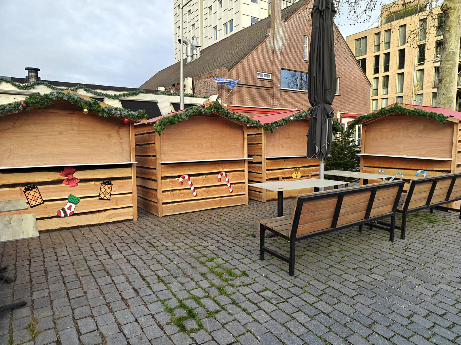 Winterhuisjes en chalets