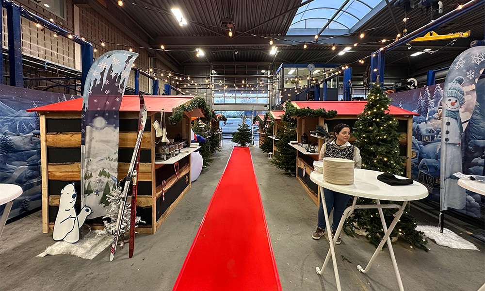 Kerstdorp en kersthuisjes