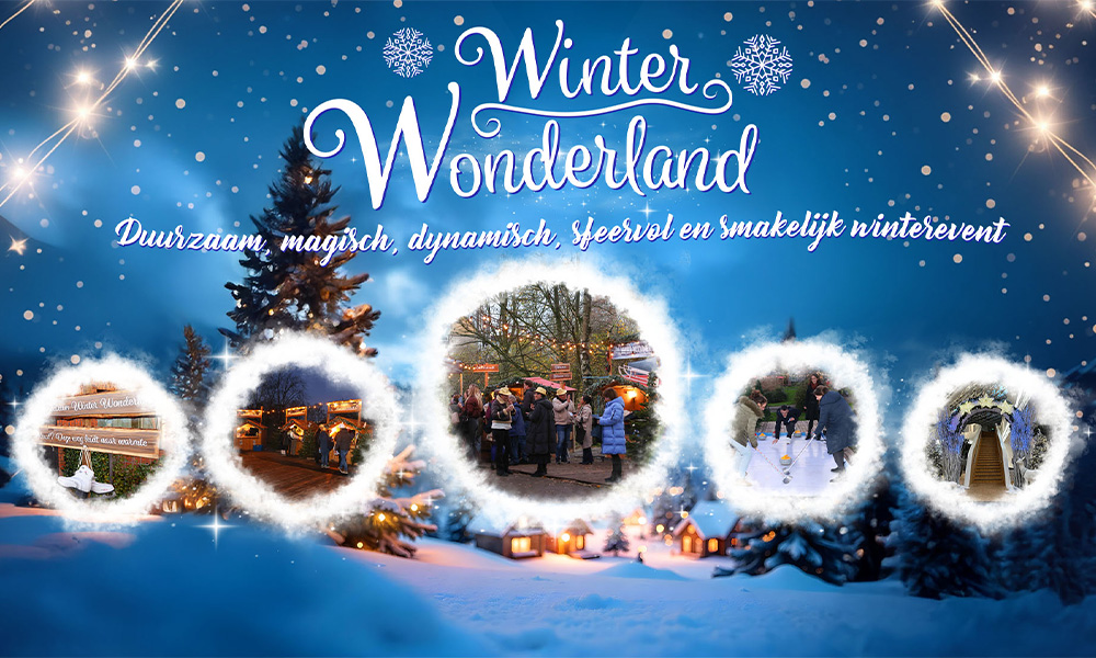 Compleet aangekleed winter wonderland